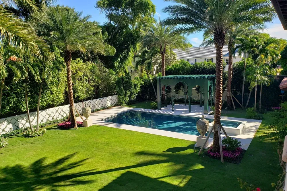 backyard pool